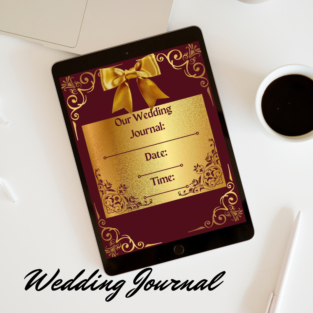 Wedding Journal (PDF Downloadable Digital Journal)