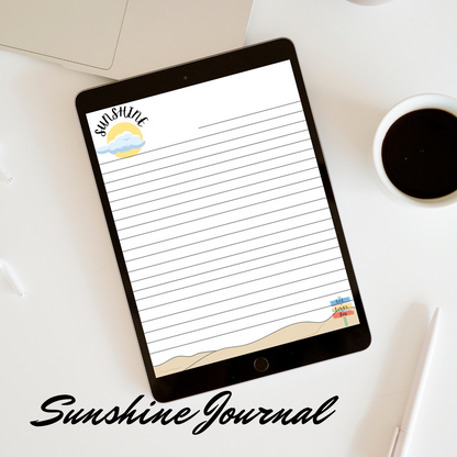 Sunshine Journal (PDF Downloadable Digital Journal)