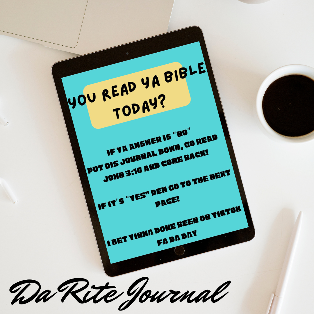 Da Rite Journal (PDF Downloadable Digital Journal)